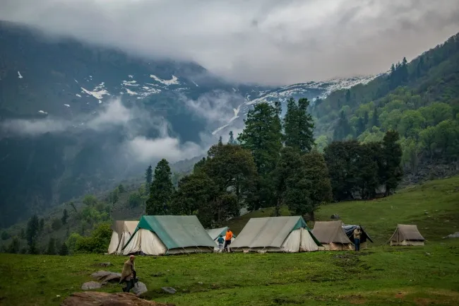 Camping In Bir Billing